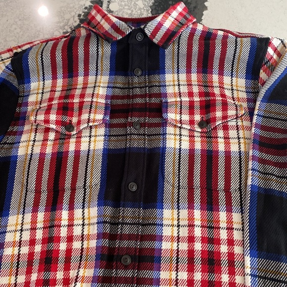 Awesome Roots Heavyweight Flannel overshirt. Excellent condition. Large-xl - Picture 3 of 3